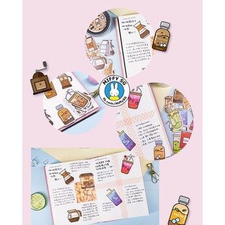 Hộp 45 sticker TRÀ SỮA TRÂN CHÂU