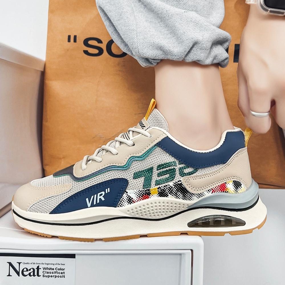 Giày nam sneaker VIR Đế tăng chiều cao phối màu cực đẹp