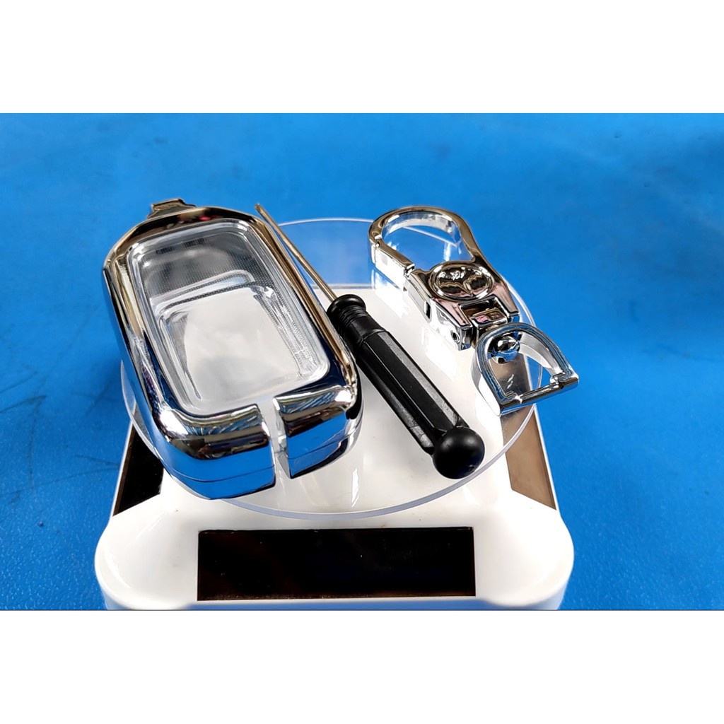 ốp chìa khoá inox Honda City, Honda CRV 2016-2017-2018-2019-2020 cho chìa khóa thông minh mẫu M02