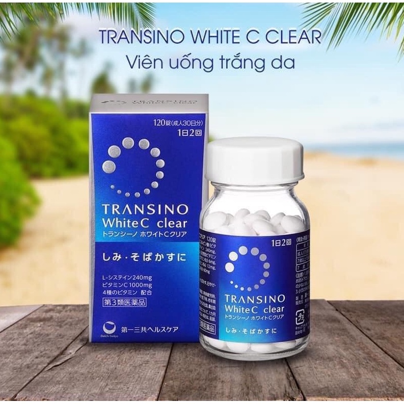 Viên uống TRANSINO WHITE C 120 viên