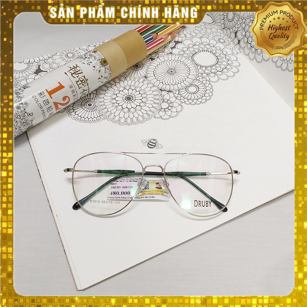Gọng Kính Nhật Titanium DRUBY Made In Japan