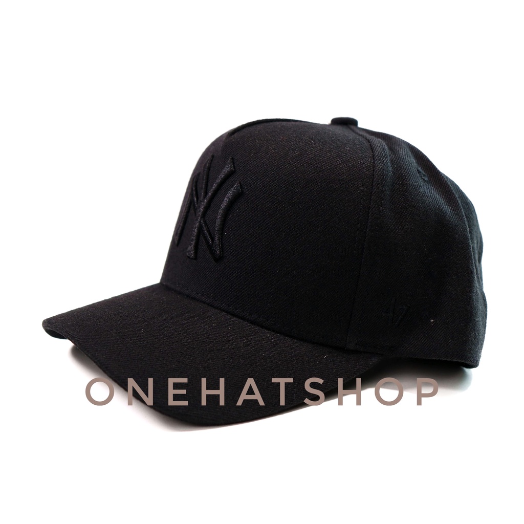 Nón kết thời trang full đen trucker cap chất đẹp