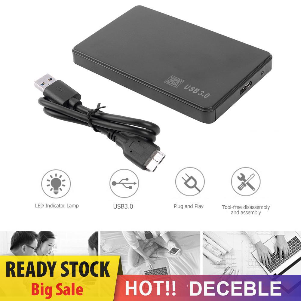 Vỏ Ổ Cứng Ngoài Decable 2.5 Inch Sata Usb3.0 Hdd 5gbps