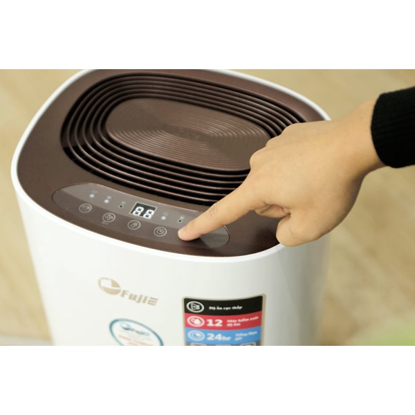 Máy hút ẩm lọc không khí 30m2 nhập khẩu Nhật Bản FUJIE HM912EC-N, Chính hãng Bảo hành 2 năm