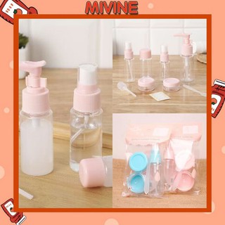 Bộ sang chiết mỹ phẩm mini hàn quốc siêu xinh