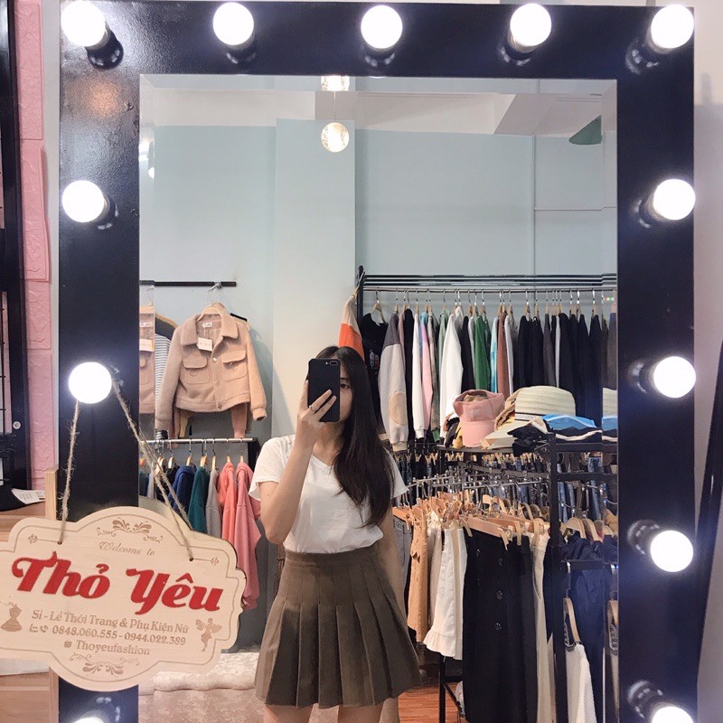 Chân váy tennis chất dạ hàng Quảng Châu Cao cấp M521 | BigBuy360 - bigbuy360.vn