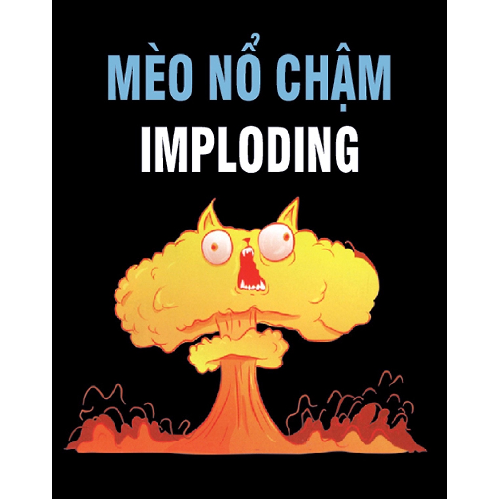 Combo mèo nổ Exploding Kittens mèo đỏ đen + 5 bản mở rộng mới nhất (mèo nổ đầy đủ news 2020)