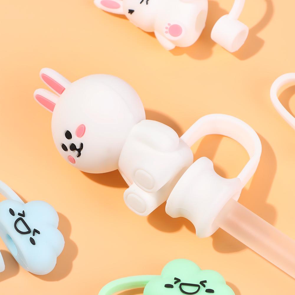 FAY 1 Ống Hút Silicone Dễ Thương