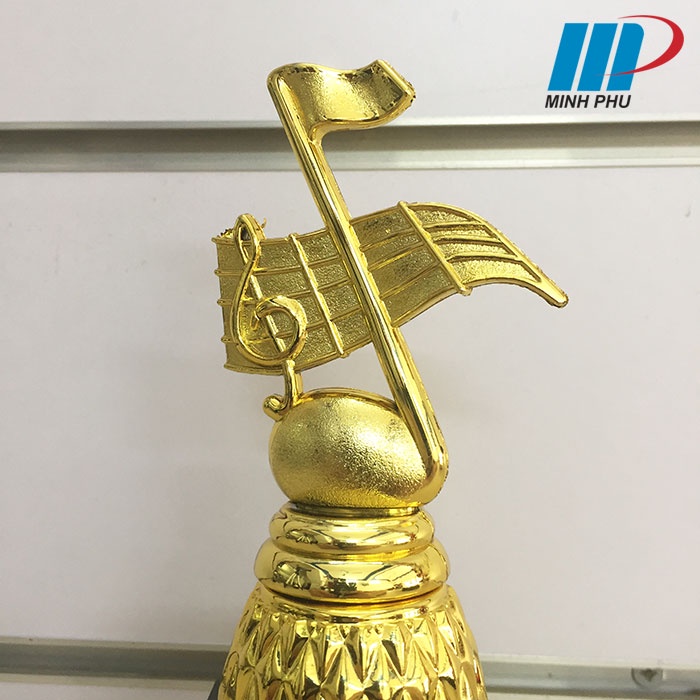 [Free thiết kế - in ấn logo] Cúp lưu niệm giá rẻ nốt nhạc