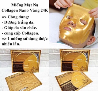 Mặt nạ collagen vàng