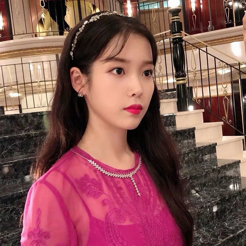 Cài tóc đính đá hình lá xinh xắn dành cho nữ