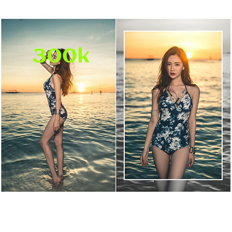 Bikini 1 mảnh hoa