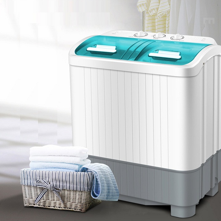 Sẵn Máy giặt mini bán tự động 1 lồng, 2 lồng tiết kiệm năng lượng phù hợp cho gia đình ít người, có con nhỏ