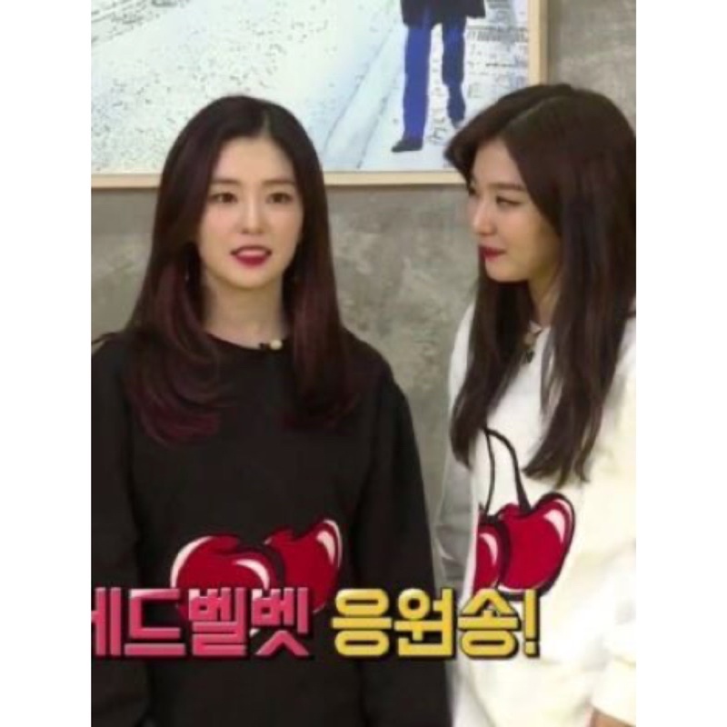 Áo sweater cherry KIRSH giống Wonyoung, Yujin , Irene & Seulgi , Hyuna