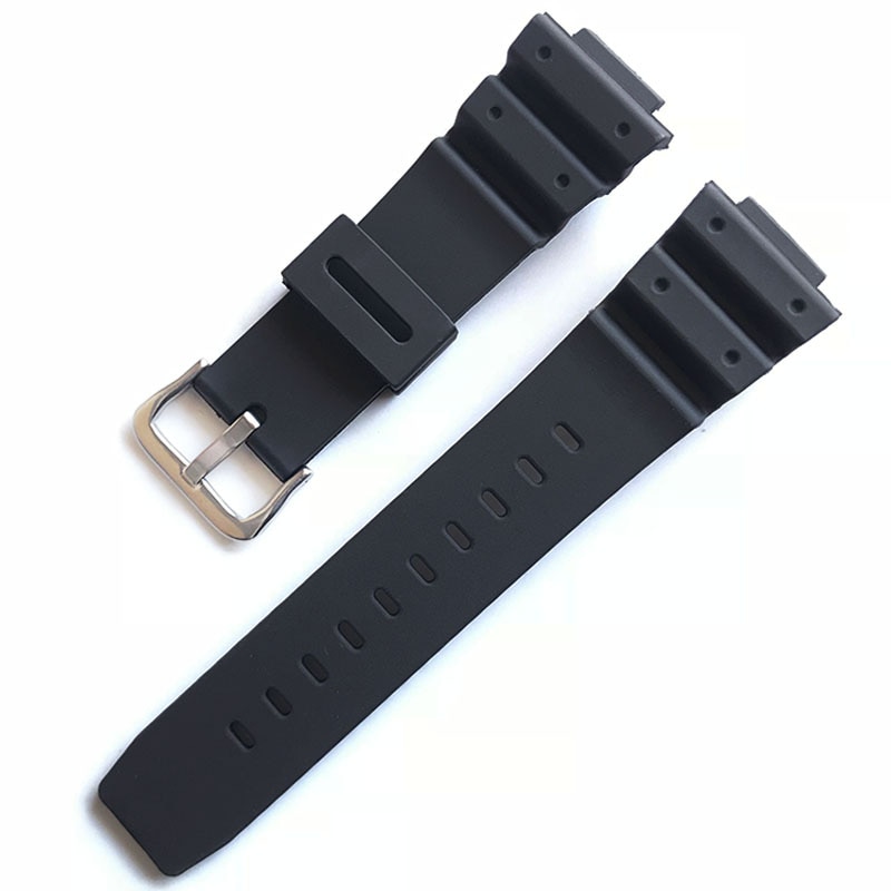 Dây đeo silicon thời trang 16mm cho Casio G-shock DW-5600 DW9051 DW9052 Dây đeo cổ tay thay thế chống rơi bền bỉ Dây đeo đồng hồ