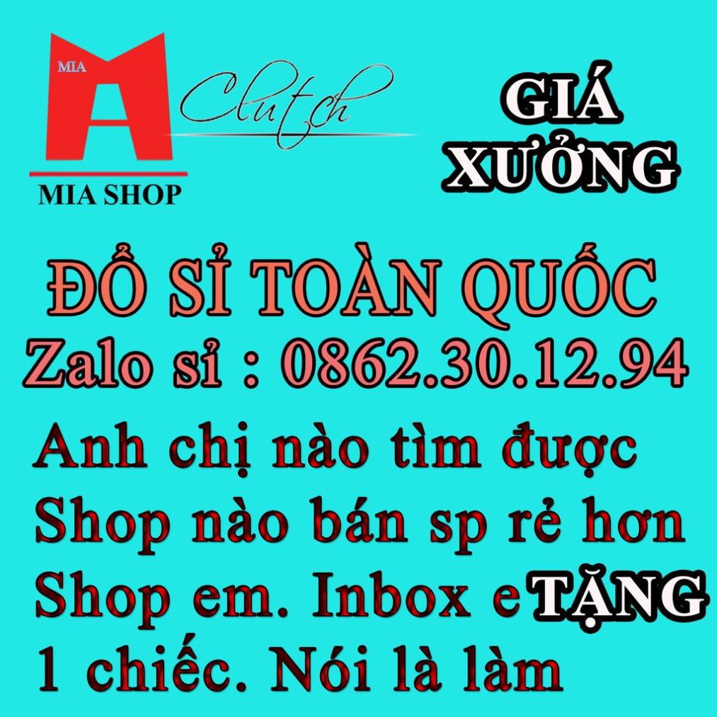 Ví cầm tay nam nữ bản to kẹp nách Unisex BTVVS1 MIA SHOP 1994