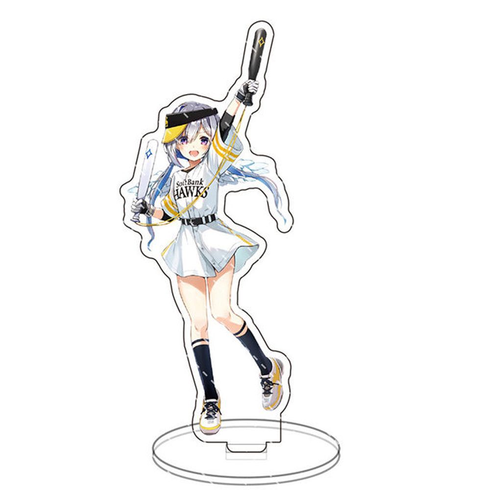 Mô hình nhân vật anime Holive Vtuber bằng acrylic trong suốt hai mặt để bàn trang trí