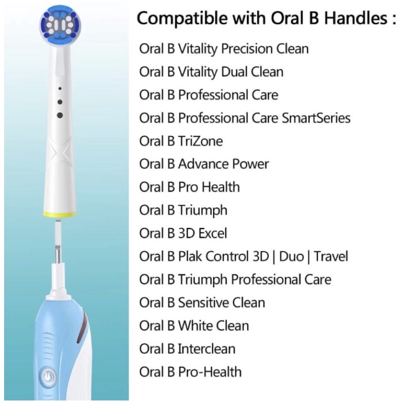 Đầu bàn chải điện thay thế Betterchoi bàn chải điện oral-B Sensitive USA