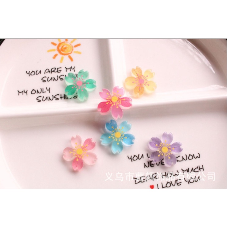 Mô hình hoa đào dạ quang decor điện thoại | BigBuy360 - bigbuy360.vn