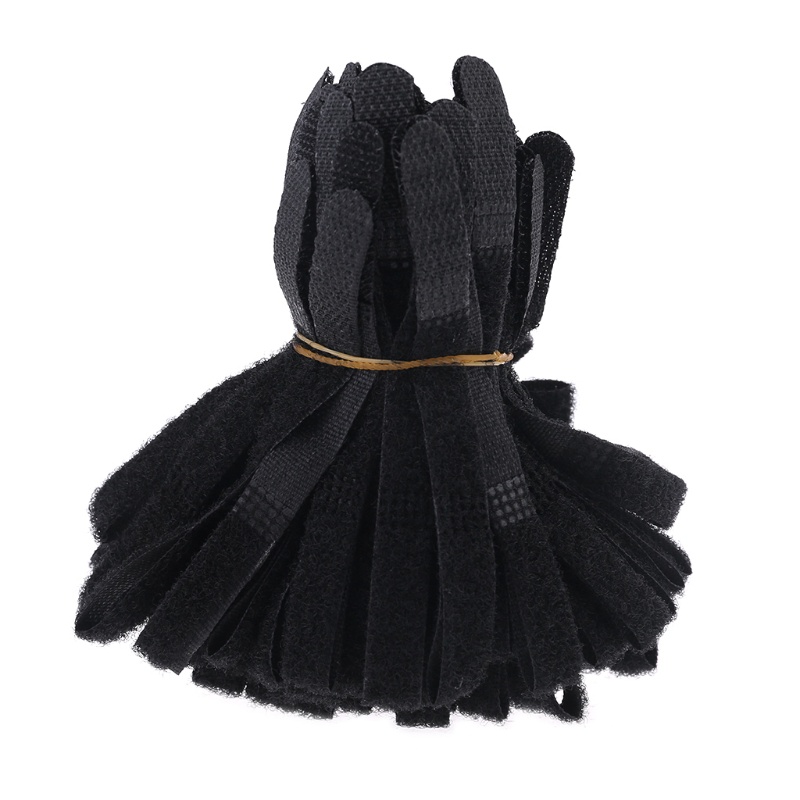 Dây Buộc Dây Cáp Màu Đen Có Thể Tái Sử Dụng 100 Cái