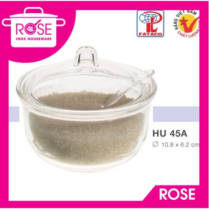 Hủ đựng gia vị có muỗng nhựa Acrylic Cao cấp dể sử dụng