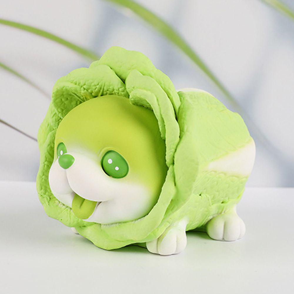 Mô Hình Chú Chó Cabbage Bằng Nhựa Resin DIY Dùng Làm Quà Tặng Cho Bé