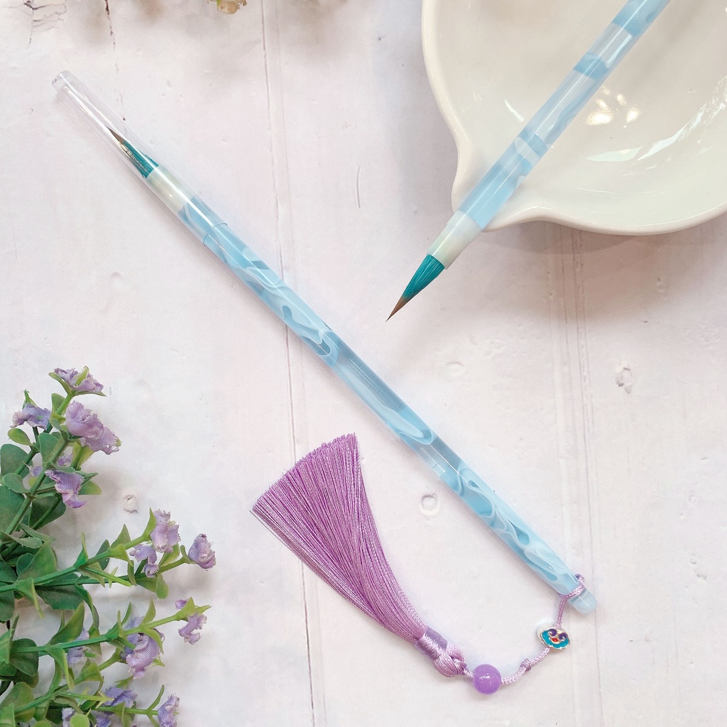 Cọ Vẽ Bút lông Thư Pháp Thanh Ngọc Án - Bút Ý Hiên