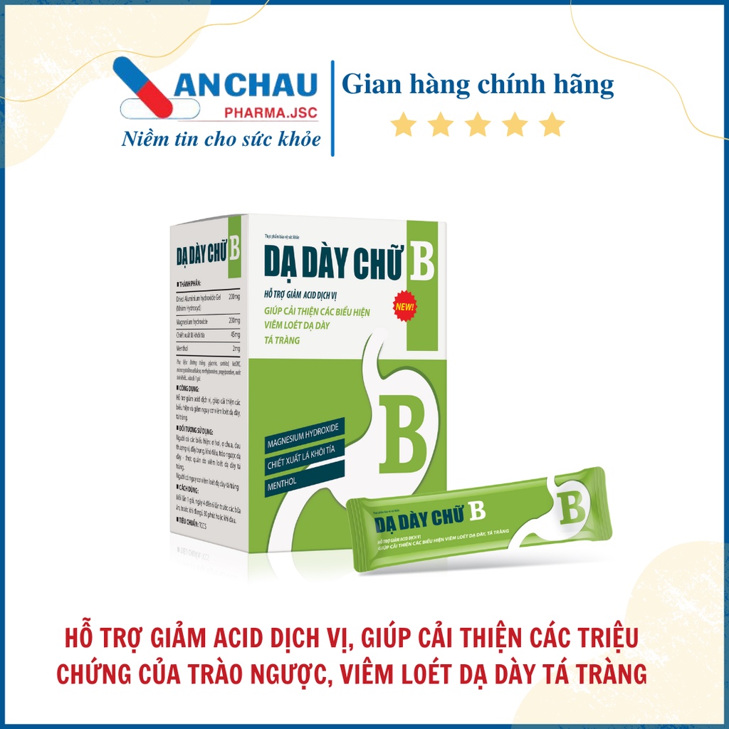 Dạ dày chữ B cắt cơn trào ngược, giảm tiết acid, giảm viêm loét dạ dày