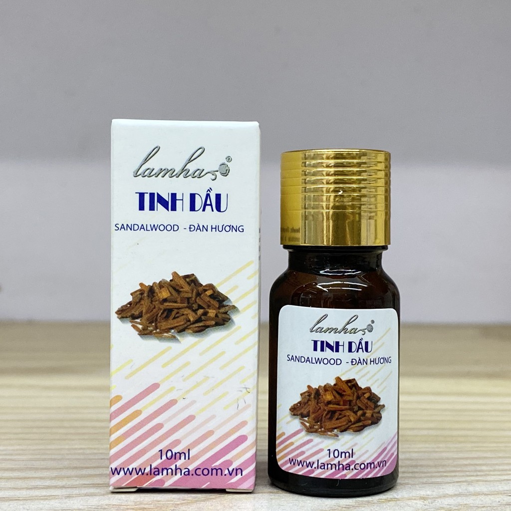 Tinh dầu gỗ đàn hương Lam Hà xông thơm phòng, massage cơ thể, làm nước hoa 10ml Tinh Dầu 100 Shop