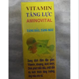 Vitamin tăng lực tăng màu Aminovital cho cá cảnh