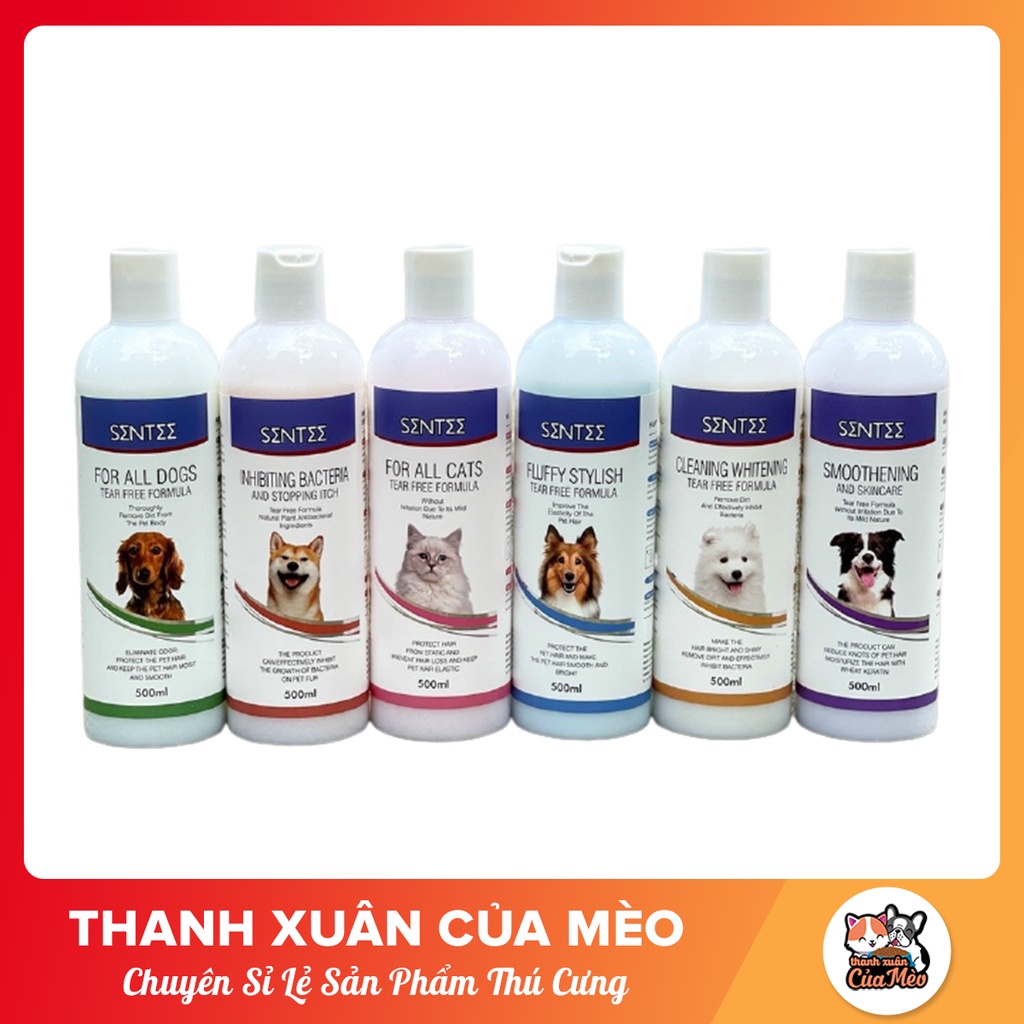 Sữa Tắm Sentee Dành Cho Thú Cưng - 500ml