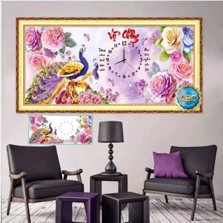 Tranh đính đá vợ chồng 100 x 50 cm