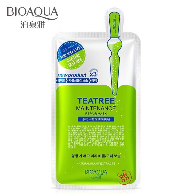 Mặt Nạ Tea tree collagen NEW BIOAQUA Mask