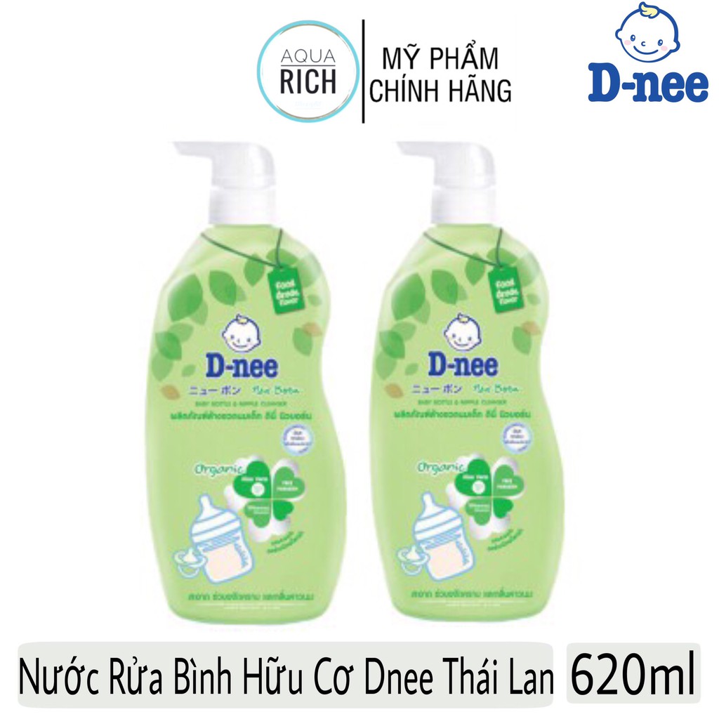 Nước Rửa Bình Sữa Organic Dnee chuẩn Thái Lan - 620ml