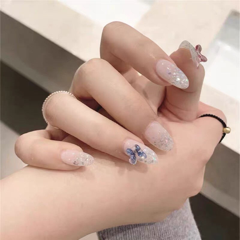 MÓNG ÚP 10 CHIẾC THIẾT KẾ TỰ GẮN - A12