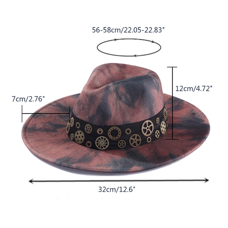 Mũ Vành Tròn Hóa Trang Phong Cách Steampunk Cho Người Lớn