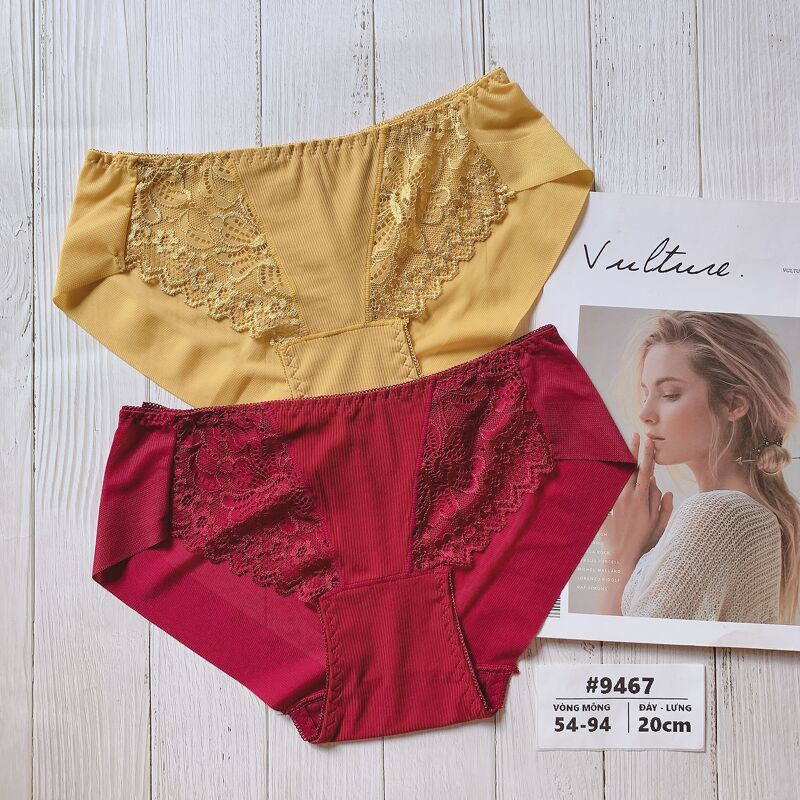 Combo 10 Quần Lót Su Phối Ren 9467