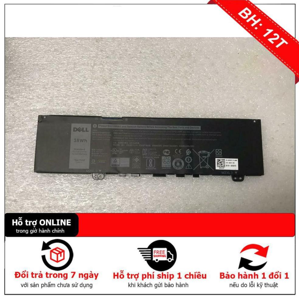 [BH12TH] PIN ZIN LAPTOP DELL Genuine Inspiron 13 7370 38Wh 11.4V F62G0 39DY5 039DY5 SLW00