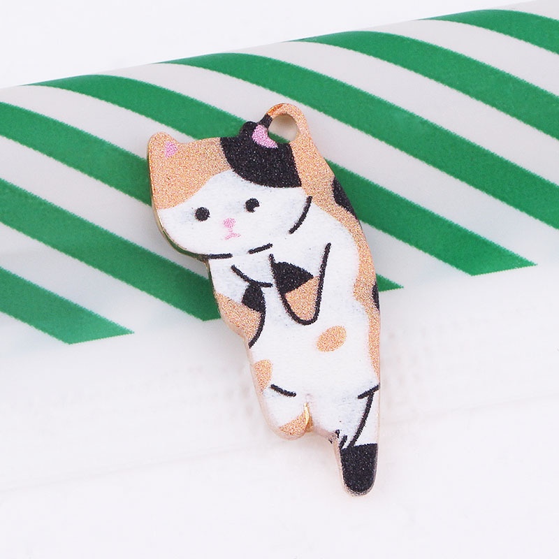 Mới Móc Khóa Hình Mèo Bằng Hợp Kim Dễ Thương