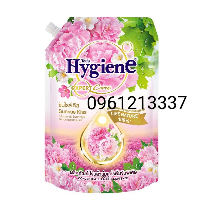 Nước xả vải hygiene màu Hồng Cờ 1150ml Thái Lan - màu Hồng Cờ