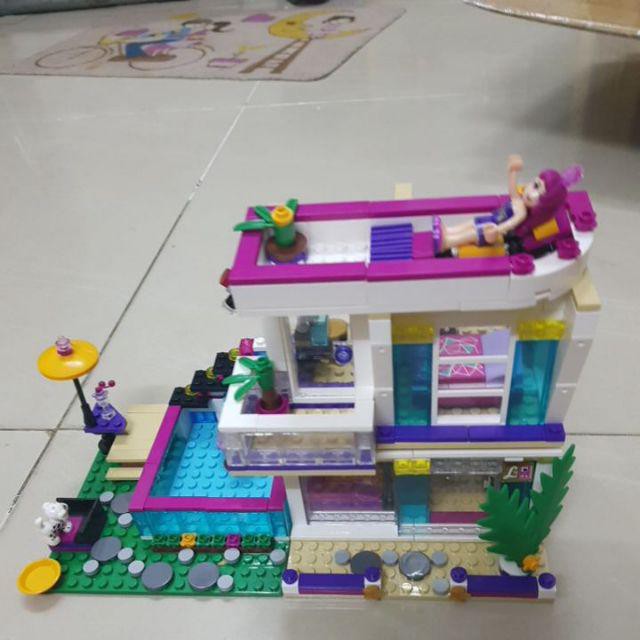 Lego Friends Livi's Pop Star House 41135 Emma Mia Lepin 01046 biệt thự của ngôi sao nhạc pop Livi Quà cho các bé gái