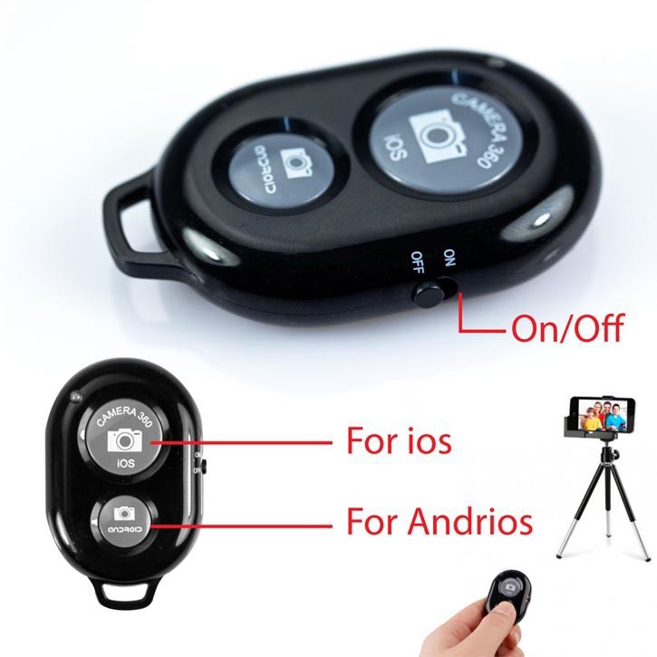 KM -  điều khiển(Remote) chụp ảnh cho điện thoại Bluetooth Shutter