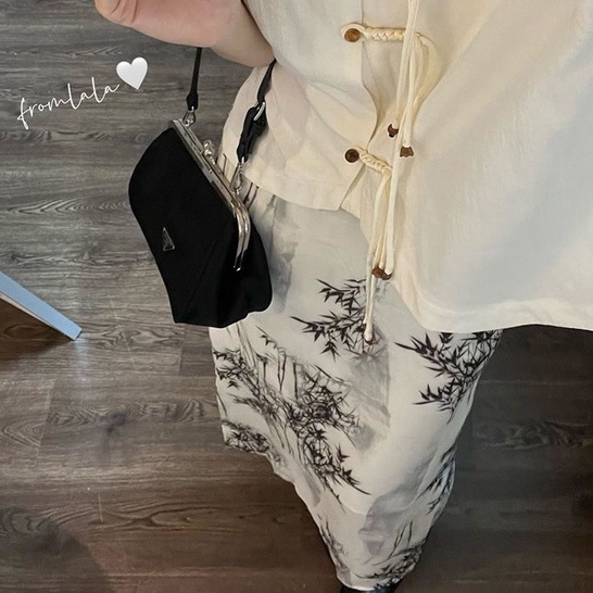 [MURIOKI] Đầm Dài Eo Cao Phong Cách Trung Hoa Thời Trang 2022 Cho Nữ