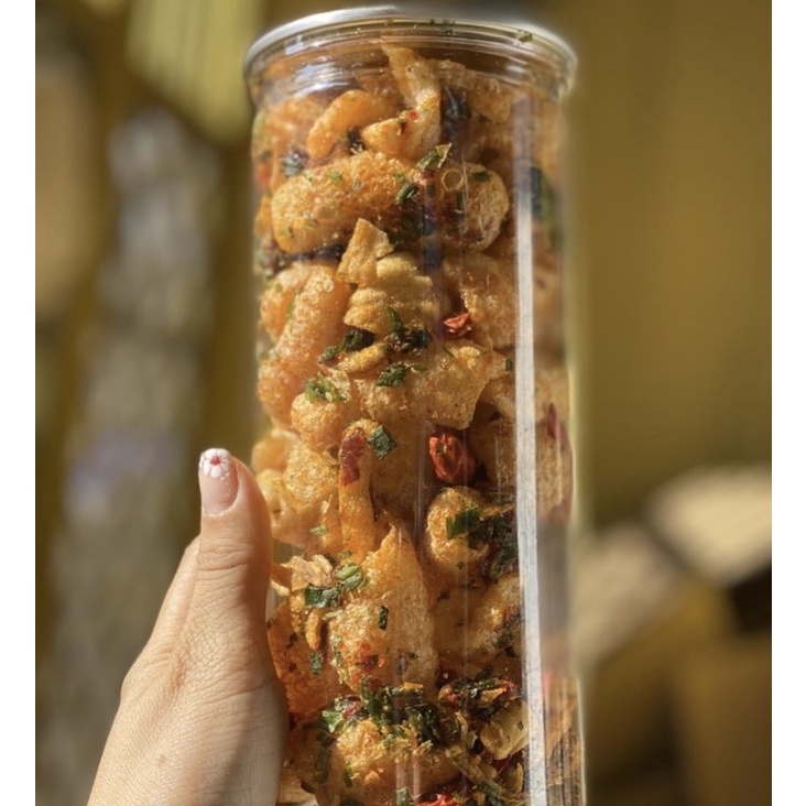 [SẴN] Da Heo Quay giòn Sốt Mắm Hành Tỏi Ớt 180gram | BigBuy360 - bigbuy360.vn