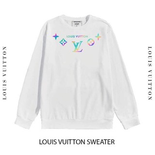 FREE SHIP Áo Sweater phản quang nam nữ in chữ L_V kèm hình stikerr [ Áo sweater chất NỈ Hàn dày dặn áo đôi đẹp aothun26