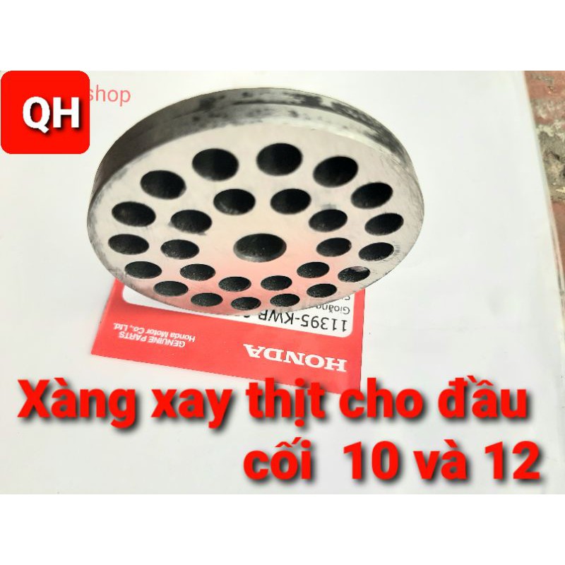 Mặt xàng cối đùn thịt đầu 12 đùn xương, xay cua, nghiền cá ( lỗ 5 ly và 7ly)