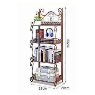 Kệ sắt 4 tầng hoa văn