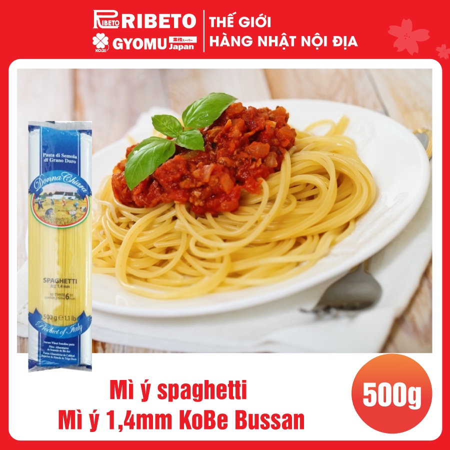 Mì ý spaghetti 500g - Mì ý 1,4mm KoBe Bussan