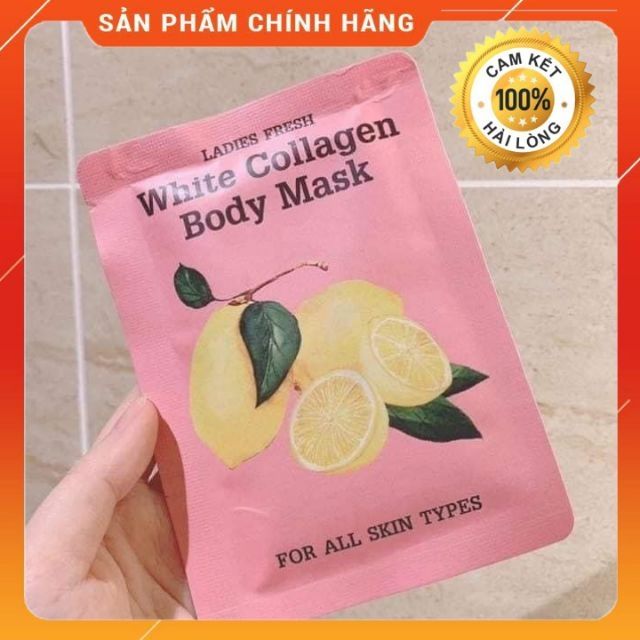 1 gói Ủ trắng toàn thân chanh, ngọc trai cho làn da trắng mịn hoàn hảo