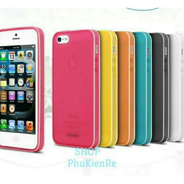 Ốp Lưng Iphone 4,5,6,6plus Nhiều Màu